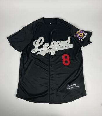 Kobe Bryant MAMBA FOREVER LEGEND Jersey Baseball Edition Size