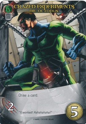 DR OCTOPUS Upper Deck Marvel Legendary CRAZED EXPERIMENTS