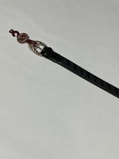 Mens Arden Leather Co Black Italian Leather Co Belt Size 48 NEW