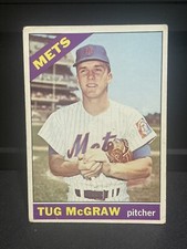 1966 Topps Tug McGraw #124 Mets 2761