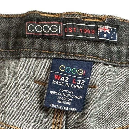 COOGI Denim Jeans Coogi Australia 69 Pants Embroidered Mens 42 x 32 - Foto 9 di 12