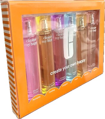 Clinique Create Your Own Happy 6 Pieces Perfume Set | eBay