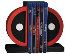 Image of Marvel Deadpool Logo Bookends From The All Killer No Filler Deadpool Collection