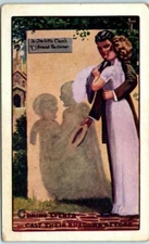 Postcard - Lovers Art Print - Coming Events. Cast Their Shadows Before
