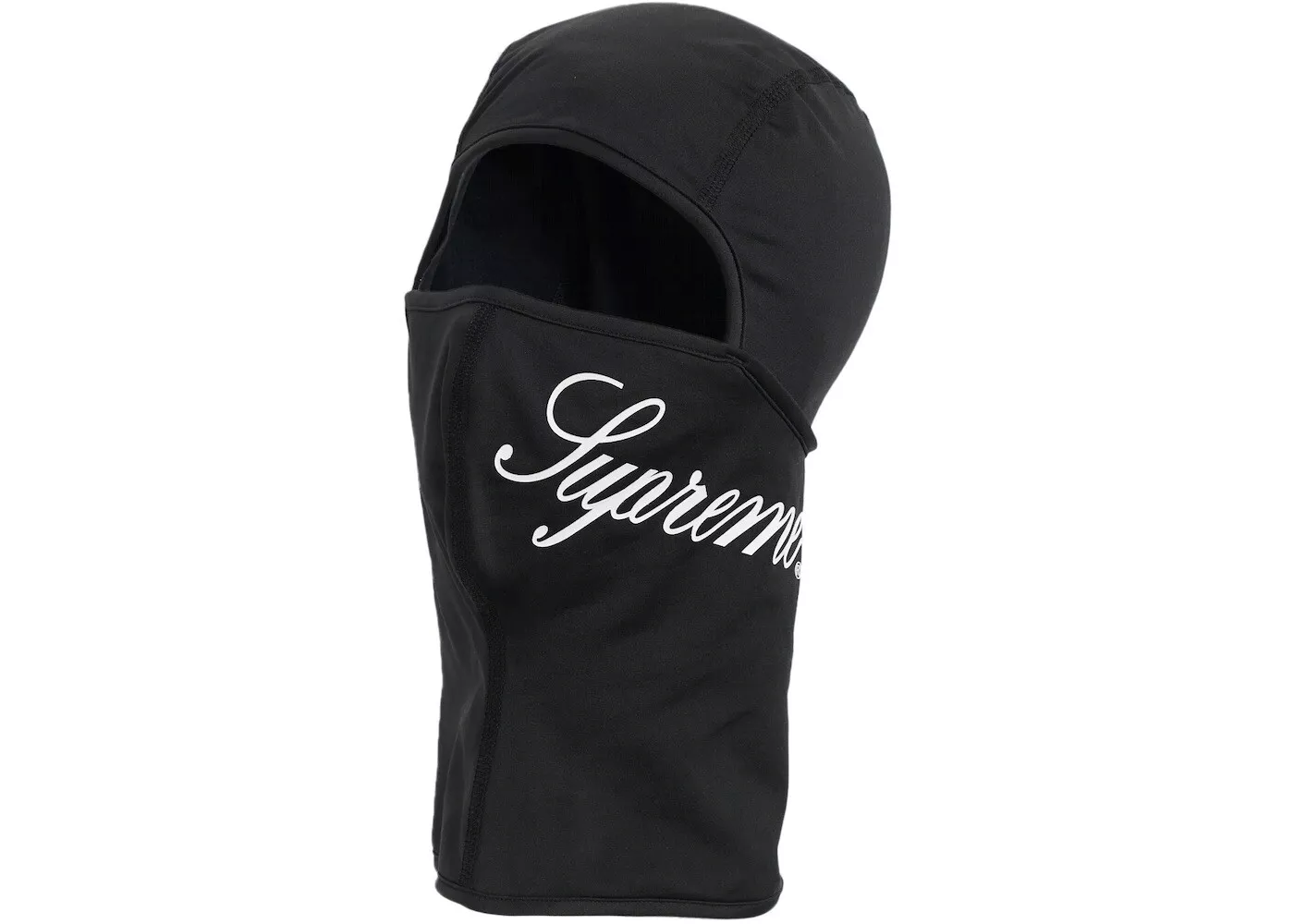 Supreme Script Balaclava noir flambant neuf en main