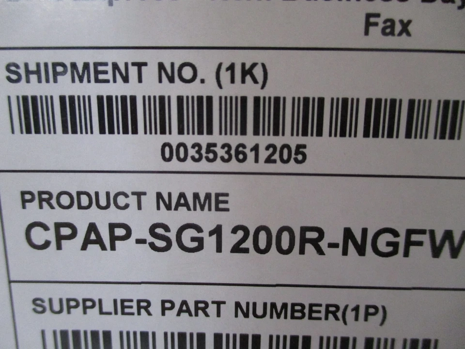 Check Point L-61i CPAP SG1200R NGFW Security Appliance - Image 3 of 4