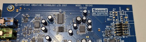 Creative Sound Blaster X-Fi Xtreme Audio SB1040 Soundkarte PCIe 7.1 x1 - Bild 3 von 5