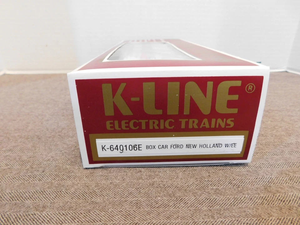 K-Line 0/027 Gauge Box Car Ford New Holland Employee Edition #K-64106E - Image 3 of 4