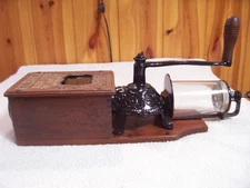 Arcade " Golden Rule " Wall Coffee Grinder / Restored ready to use or display