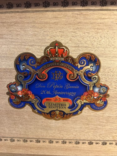 MY FATHER CIGARS DON PEPIN GARCIA 20TH ANNIVERSARY Empty cigar box 10 X 8.5 X2.5 - Picture 3 of 14