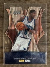 Eddie Jones Charlotte Hornets 1999-00 Stadium Club Luminous 3x3 #4B Die Cut