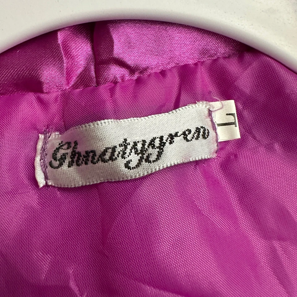 Capa con capucha Ghnatygren para mujer talla L terciopelo púrpura bruja hada caprichosa Foto 3 de 4