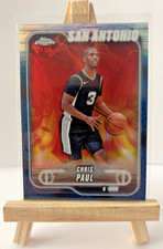 Chris Paul Refractor - 2025 Topps Chrome NBA Basketball # 162 San Antonio Spurs