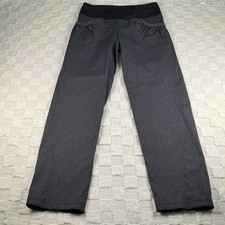 Prana Halle Straight Leg Hiking Pants Charcoal Gray Heather Womens M Regular