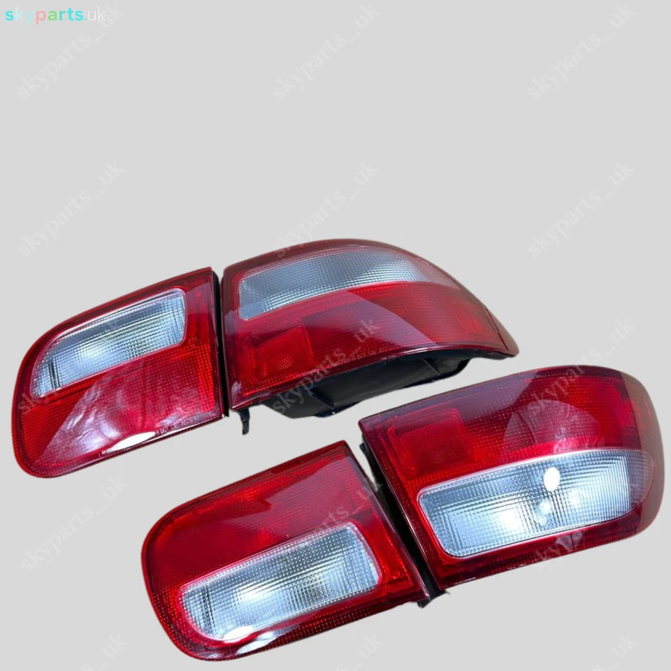 New Red & White Rear Tail Light Lamp For Honda Civic SR3 EG EG6 3Door 1992-1995 - Image 3 of 4