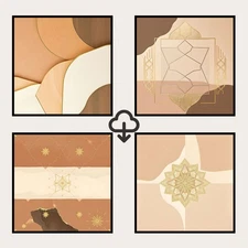 Set 4 Realistic Digital Wall Art Print Modern Home Decor Printable Instant #73