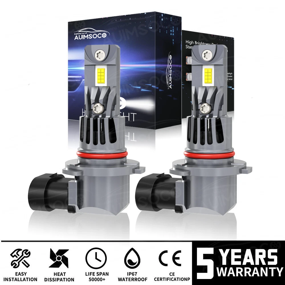 HB3 9005 LED Headlight Ultra Bright Bulbs Kit 80000LM High/Low Beam Light