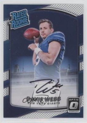 2017 Donruss Optic Rated Rookie Auto 71/150 Davis Webb #198 Rookie Auto RC w5v