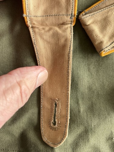 Original WWII German Luftwaffe Tropical Shoulder Straps for Enlisted Flight - Picture 6 of 18