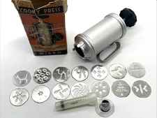 Vintage 1940's Mirro Alumilite Aluminum 2789-AM Turn Knob Cooky Cookie Press
