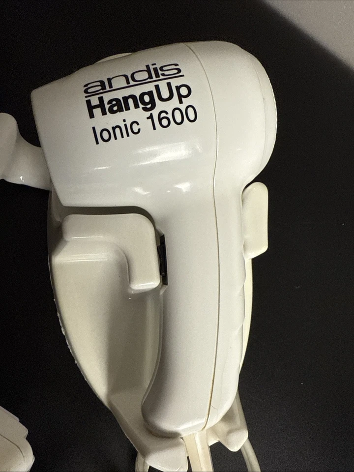 VTG RARE And is HangUp Ionic Hair Dryer 1600 Watts Wall Mount GUC Minor Flaws - Image 4 of 4