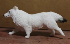 Breyer #1807 White Shetland Sheepdog Sheltie from Protocol Set