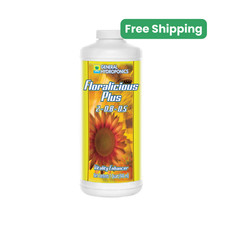 General Hydroponics Floralicious Plus 1 QT , 1 Gal , 2.5 Gal , 6 Gal