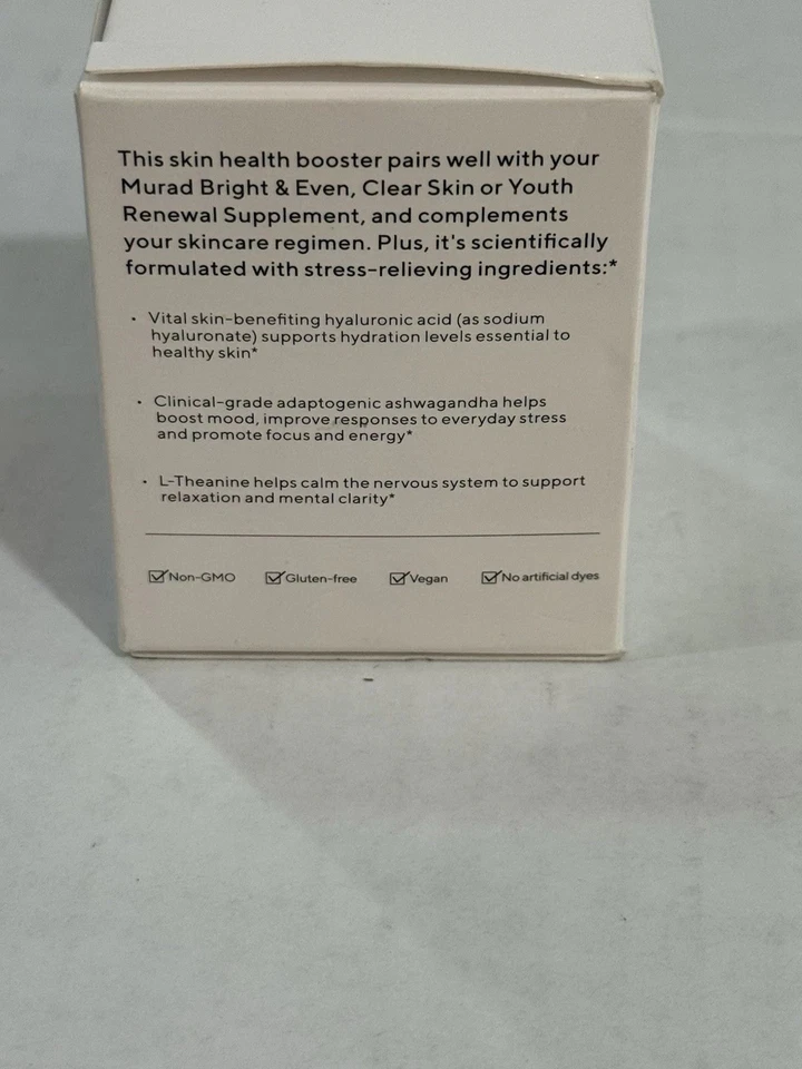 Murad Stress Less Supplements Skin Health Booster 60 comprimidos - caducidad 12/25 Nuevo en caja Foto 3 de 4