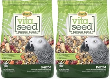 2 Pack of Vita Seed Natural Blend Parrot Food, 5 Pounds Each