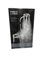 Spa Shower 8" Dual Fixed and Handheld Shower Head 1.75 GPM in Chrome/Matte Black