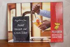 GRAND CADRE 70 X 50 CM BIERE PELFORTH / BRASSERIE du PELICAN / DECO BAR BISTROT