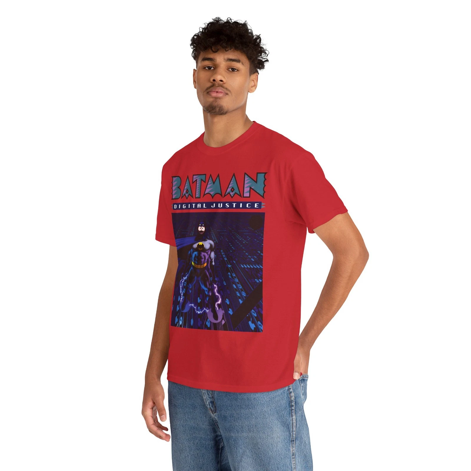 Batman Digital Justice T-Shirt - Pepe Moreno Computer Art - DC Comics