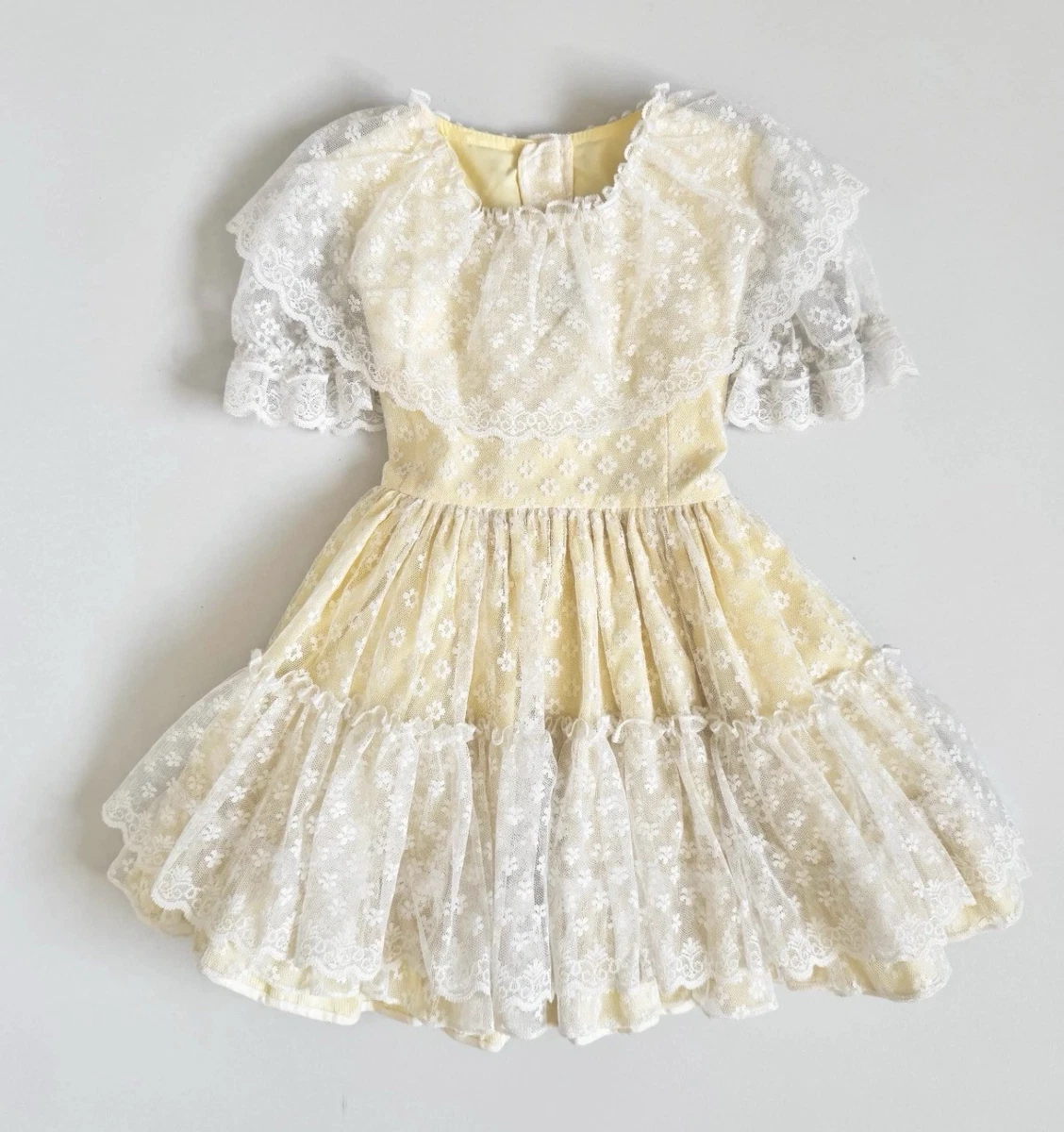 matilda frill trim lace overlay gold bead dress white Verona Off-Shoulder Lace Overlay Mini Dress White
