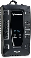 CyberPower AVRG900LCD Intelligent LCD UPS System, 900VA LCD, Black 