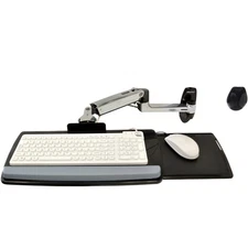Ergotron – LX Keyboard Arm, Wall Mount Adjustable Keyboard Tray 45-246-026