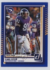 2025 Panini Donruss Press Proof Blue Carl Eller #124 HOF 1sf1