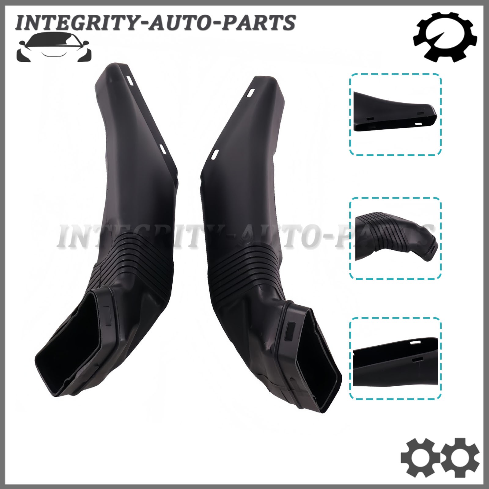 2x Intake Air Duct Pipe 3W0129531 3W0129532 For Bentley Gt GTC Flying Spur