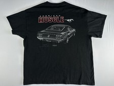 Vintage Ford Motor Company American Muscle Mustang T-shirt Bash 1995 Black XL