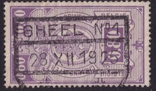 BELGIUM BELGIQUE RAILWAY stamp CANCEL  GHEEL  No 1   1925