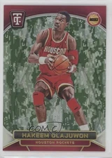 2024 Totally Certified Legends Camo Platinum Mirror /25 Hakeem Olajuwon #198 HOF