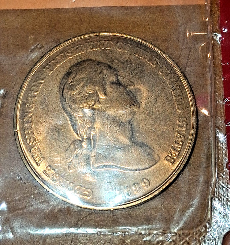 George Washington 17.700 grams copper round