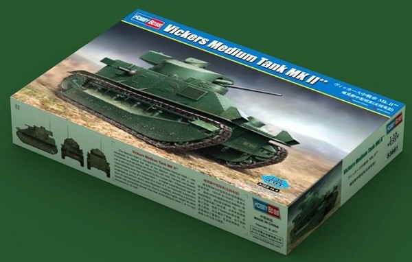 Modell Panzer Vickers Medium Tank Mk Ii Hobby Boss 83881 1/35èMe-image