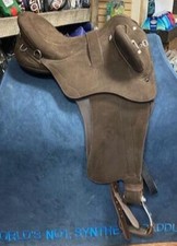 TEST RIDE/DEMO- Wintec Pro Stock Saddle with Swinging Fender and HART BROWN SMAL