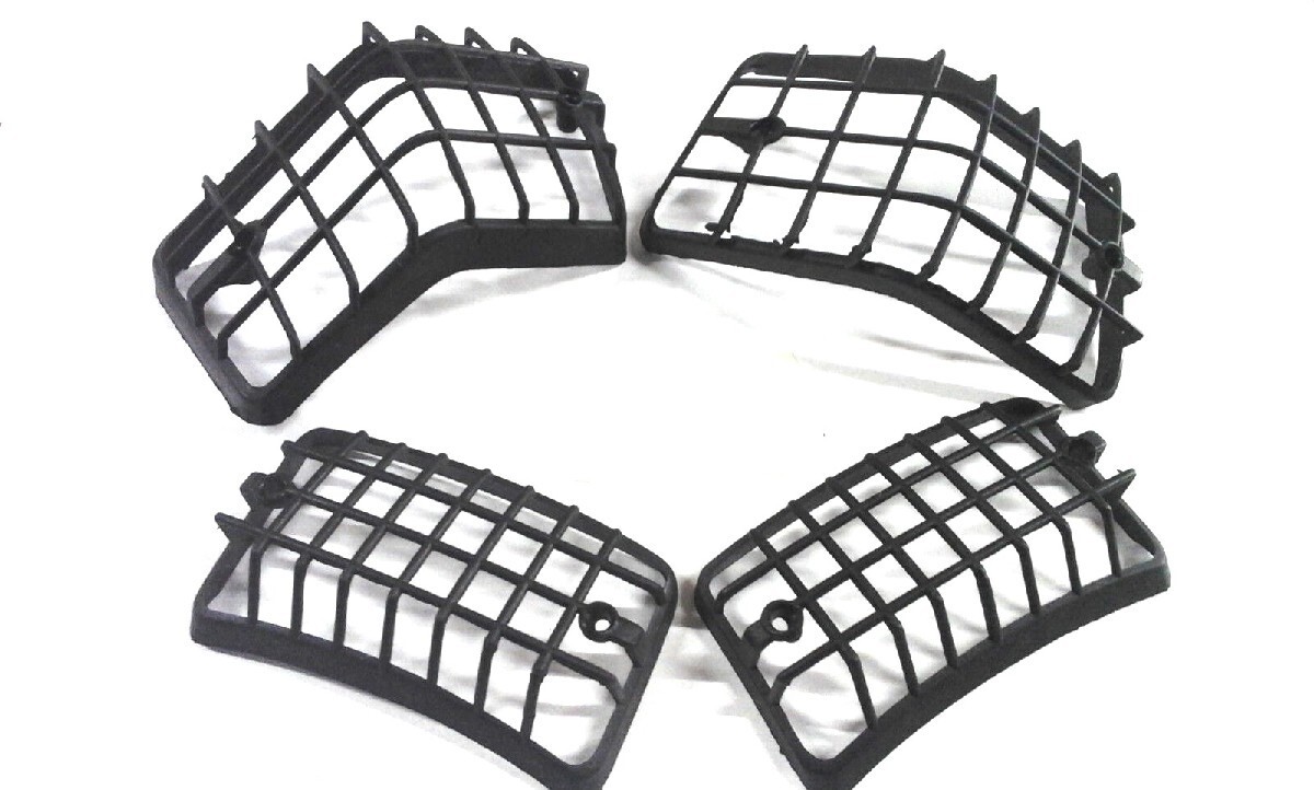 Vespa PX T5 LML Indicator Grill Set Protectors Black 009883 | eBay UK