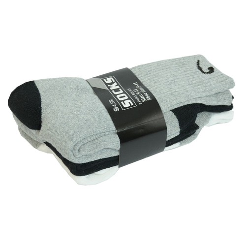 3-12 Pairs Mens Mix Sports Athletic Work Crew Cotton Casual Long Socks Size 9-13 - Picture 37 of 52