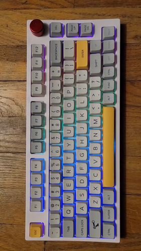 Epomaker TH80 Pro 75% Hot swappable Mechanical Switch Keyboard PERFECT CONDITION - Video 1 of 1