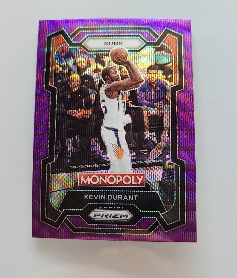 2023-24 Prizm Monopoly Kevin Durant Purple Wave #70