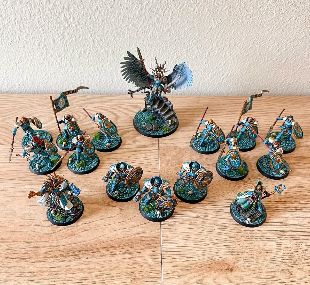 Warhammer Age Of Sigmar - Painted Stormcast Eternals Army Warhammer Age Of Sigmar - Painted Stormcast Eternals Army