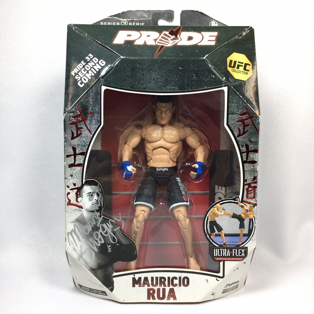 Signed Autographed SHOGUN Mauricio Rua UFC Series 3 Pride Jakks