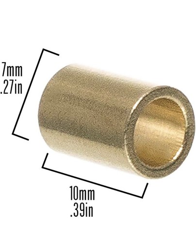 New 30 Pack 3/8-Inch Macram� Brass Tubes For Diy Sewing Craft Wall Hanging - Picture 2 of 2